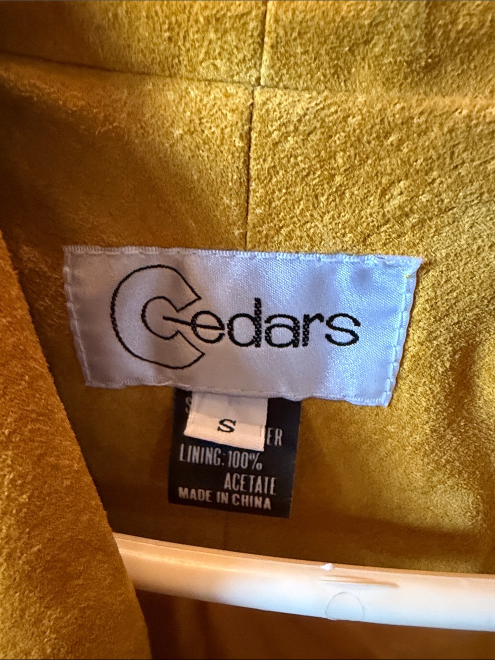 Cedars Mustard Suede Fringe Cropped Leather Jacket - Women - Picture 2 of 3